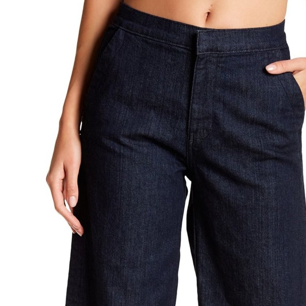 NWT! J.Crew Rayner Wide Leg Denim Trouser Sz 26 - Picture 5 of 6